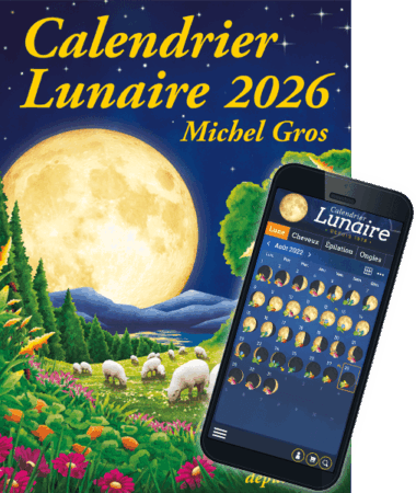 Calendrier Lunaire 2026 + Web Appli beauté/1 an