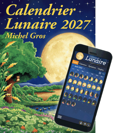 Calendrier Lunaire 2027 + Web Appli beauté/1 an