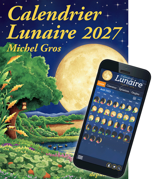 Calendrier Lunaire 2027 + Web Appli beauté/1 an