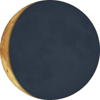 9,60 of the moon disk Lune