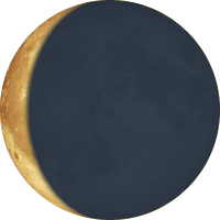 14,80 du disque illuminé Lune
