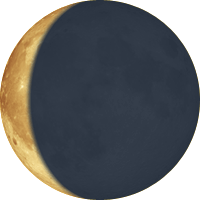 15,90 of the moon disk Lune