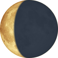 26,00 of the moon disk Lune