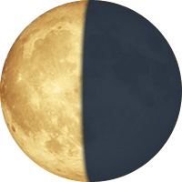 45,80 du disque illuminé Lune