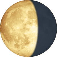 68,60 of the moon disk Lune