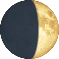 35,50 du disque illuminé Lune