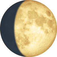 75,40 of the moon disk Lune